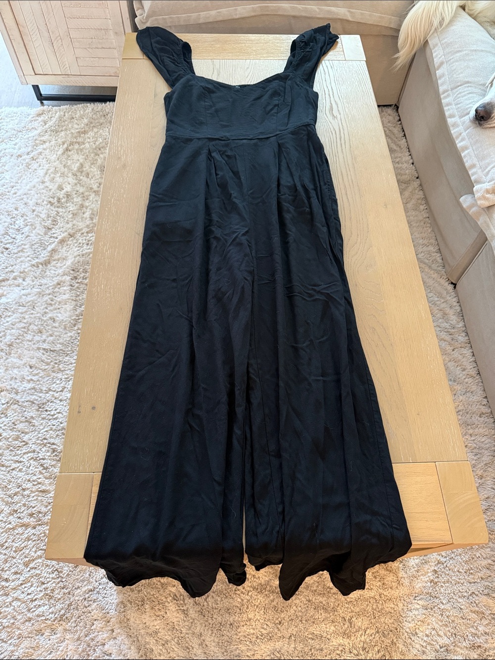 Old Navy Black Wide-Leg Square Neck Jumpsuit